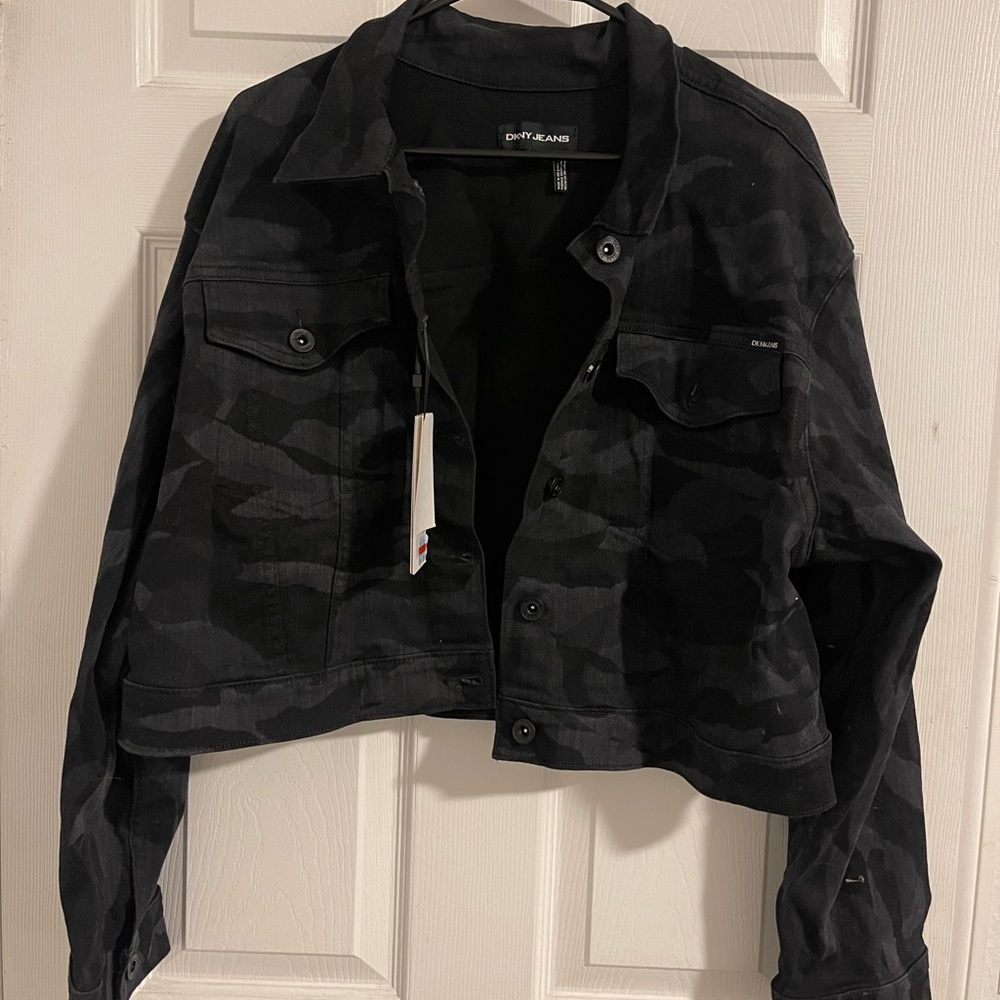 DKNY Women's Army Print Jacket NWT